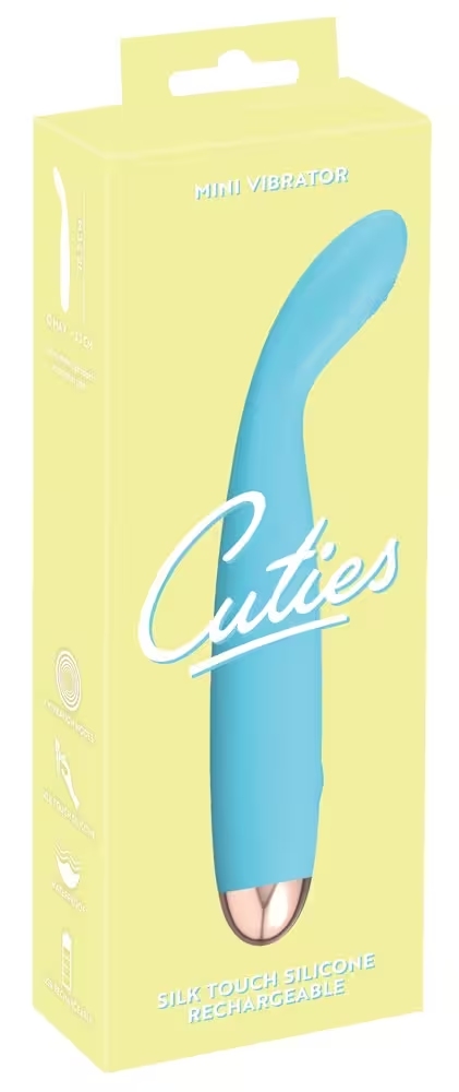 Cuties mini vibrator G-spot bleu