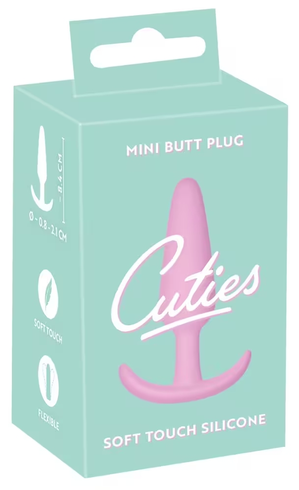 Cuties mini plug conique rose 8,4cm