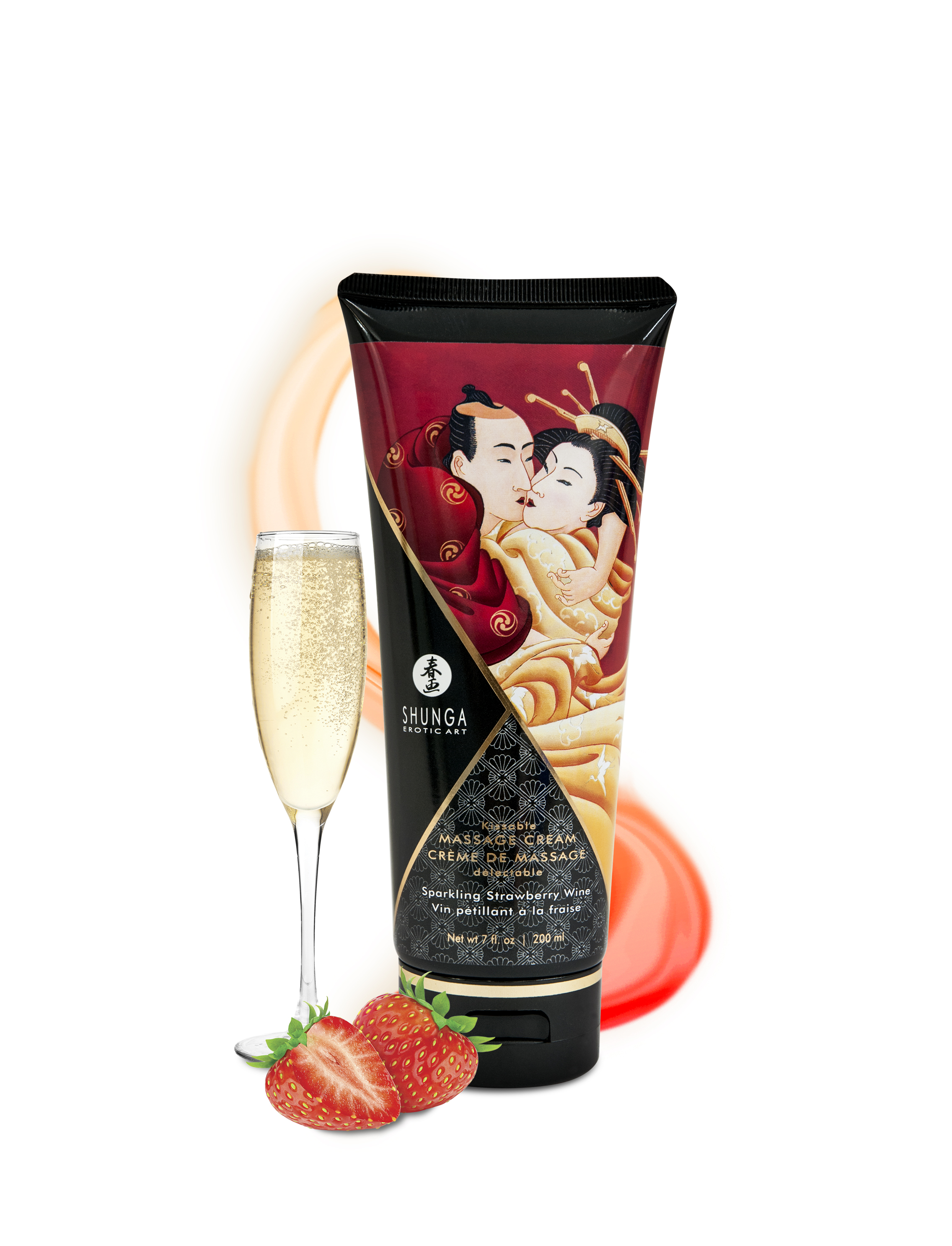 Crème Massage Fraise Vin Pétillant