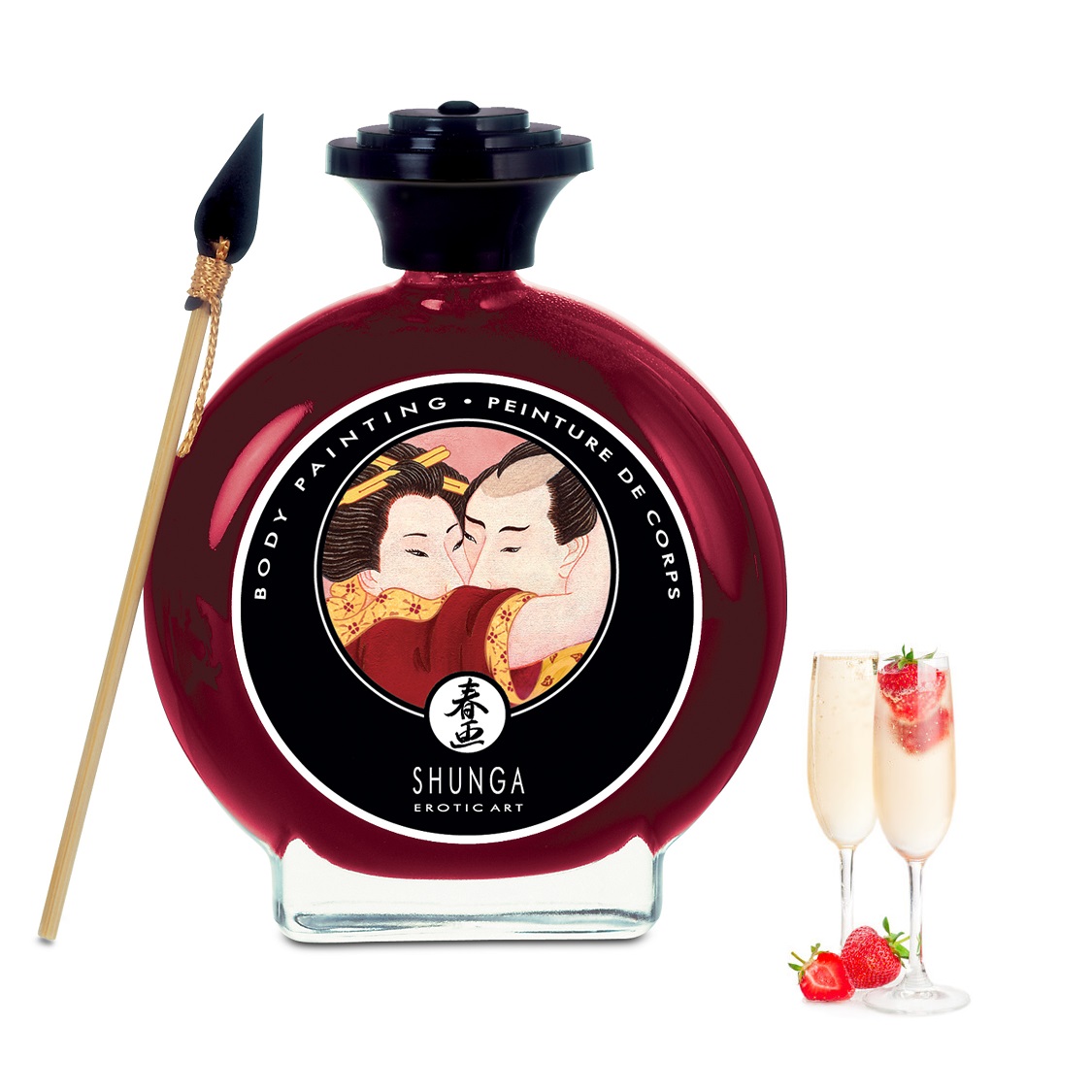 Body Paint Fraise Champagne