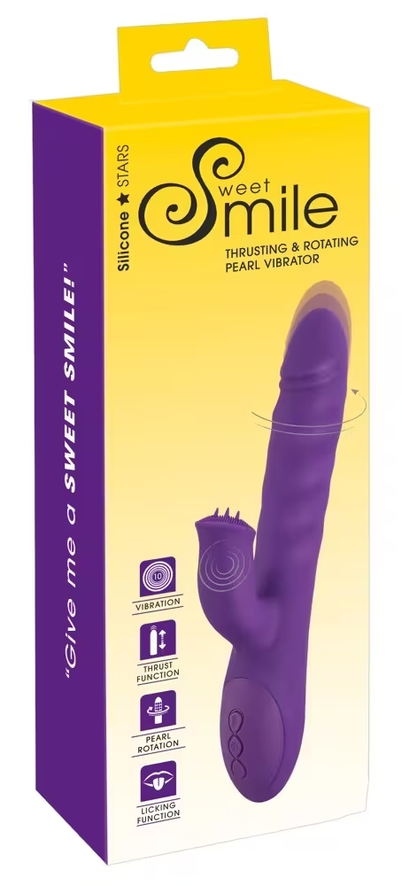 Smile Thrusting Rotating Pearl Violet