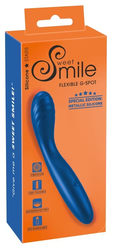 Smile Flexible G-Spot Metallic Bleu